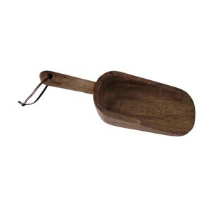Wooden Serving Scoop with Handle